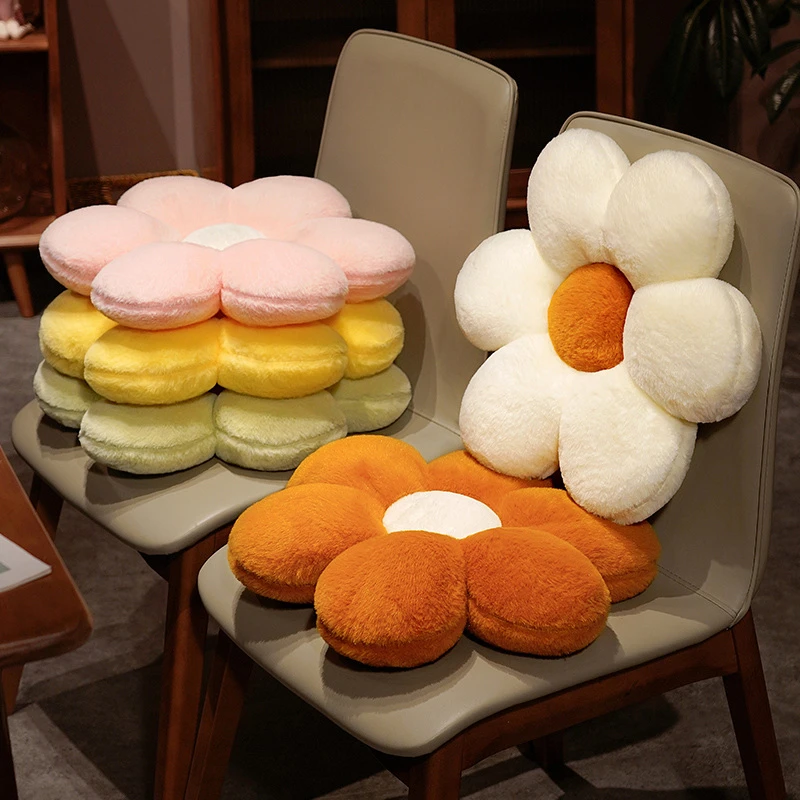 网红花瓣抱枕花朵床头靠枕客厅沙发靠垫飘窗装饰太阳花ins轻奢女