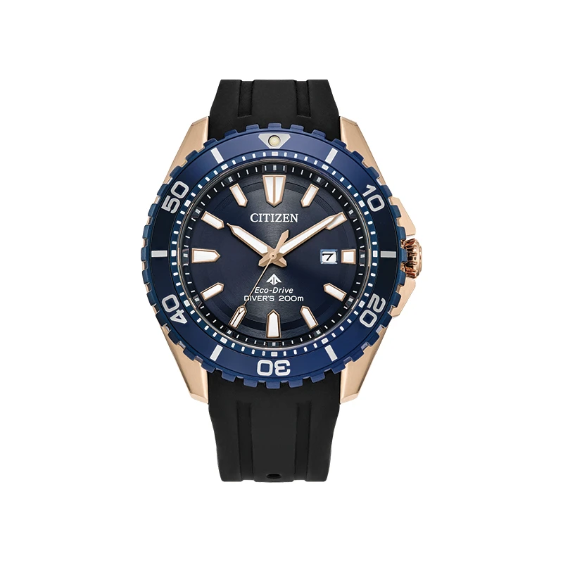 Citizen/西铁城光动能防水潮流运动风蓝盘男士表潜水BN0196-01L