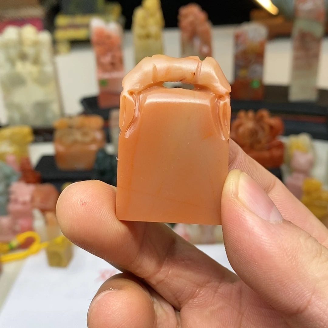 老挝石1x2.9 纯手工刻字