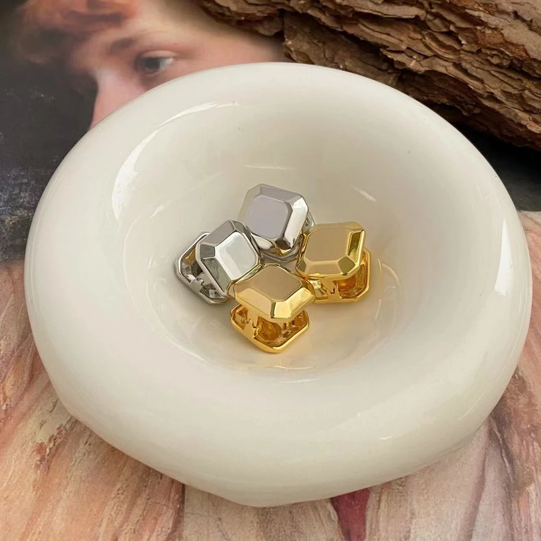 HEFY/HEFY 铜合金耳饰 简约百搭小众个性ins风E388