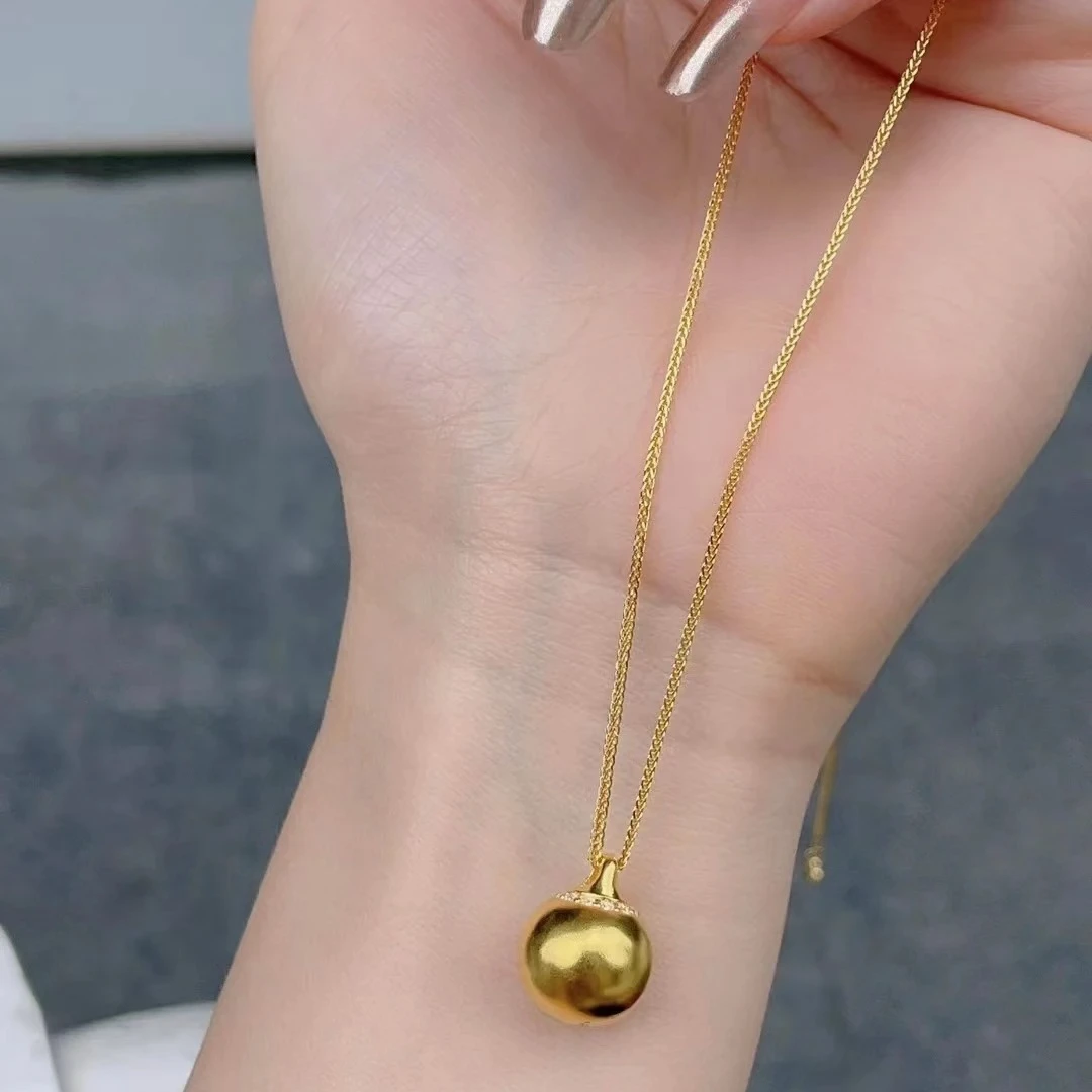 HEFY/HEFY 铜合金项链 新中式简约光珠百搭项链-675