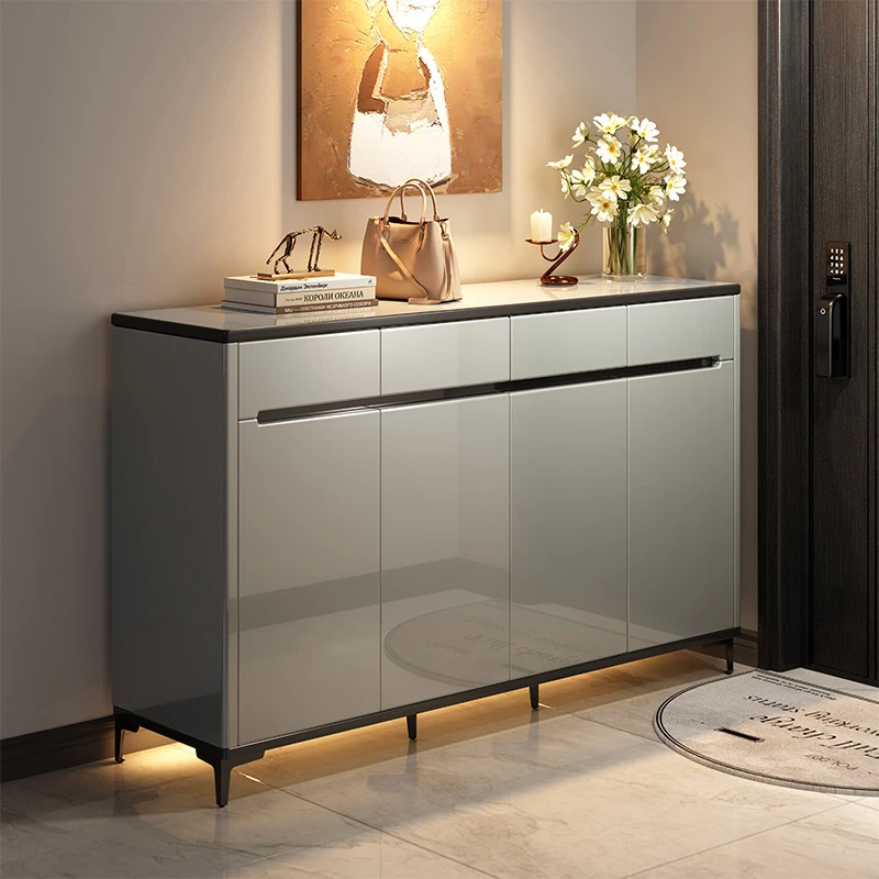 意式轻奢鞋柜家用大容量鞋橱玄关客厅收纳柜小户型经济型储物柜子