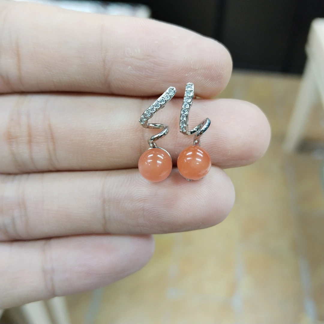 【仔仔臻选】南红耳环 （多样性发货）