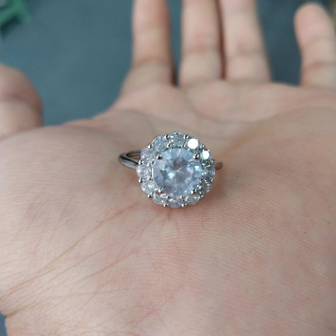 合成钻石【仔仔臻选】太阳花戒指（多样性发货）