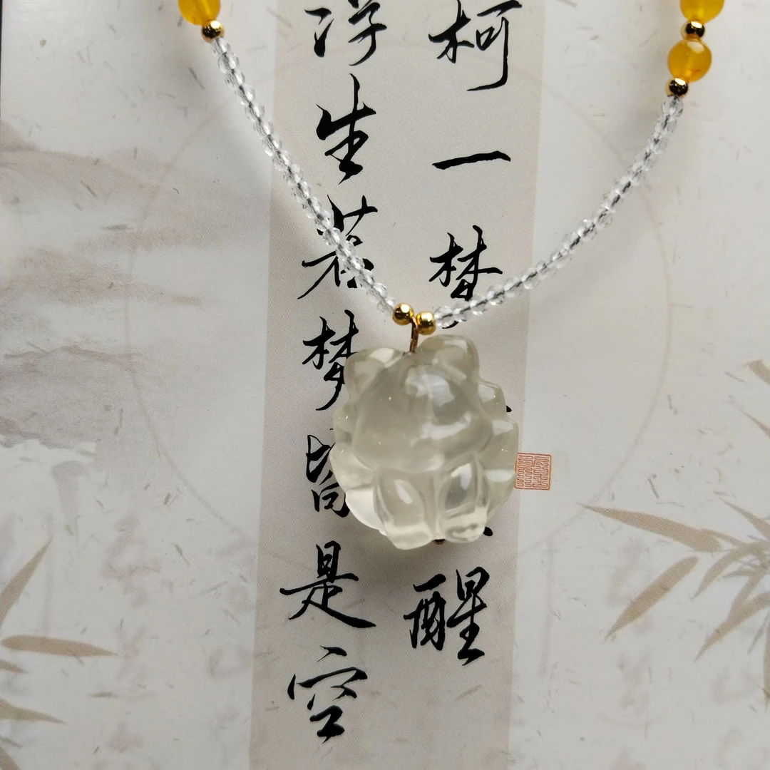 【仔仔福利】水晶狐狸项链 （多样性发货）