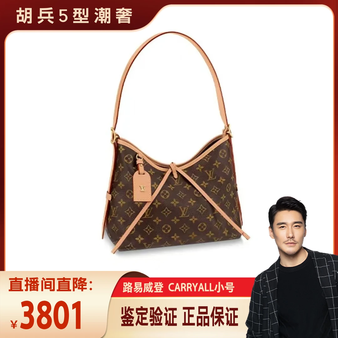 99新 LouisVuitton/路易威登 CarryAll小号单肩包【5型潮奢】