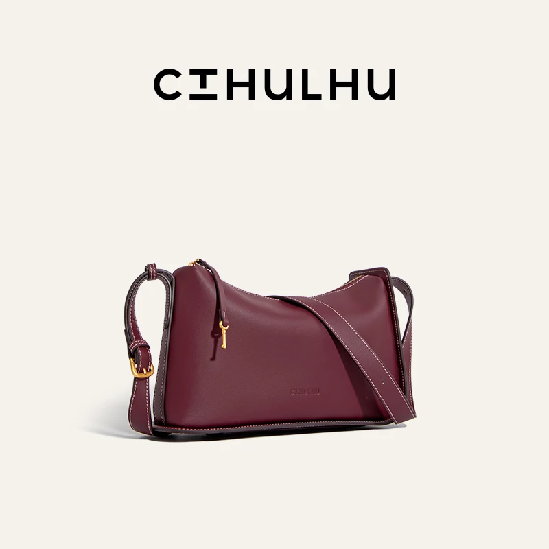 CTHULHU【吊牌便当包】CT409B100韩国小众品牌简约潮流单肩包YY