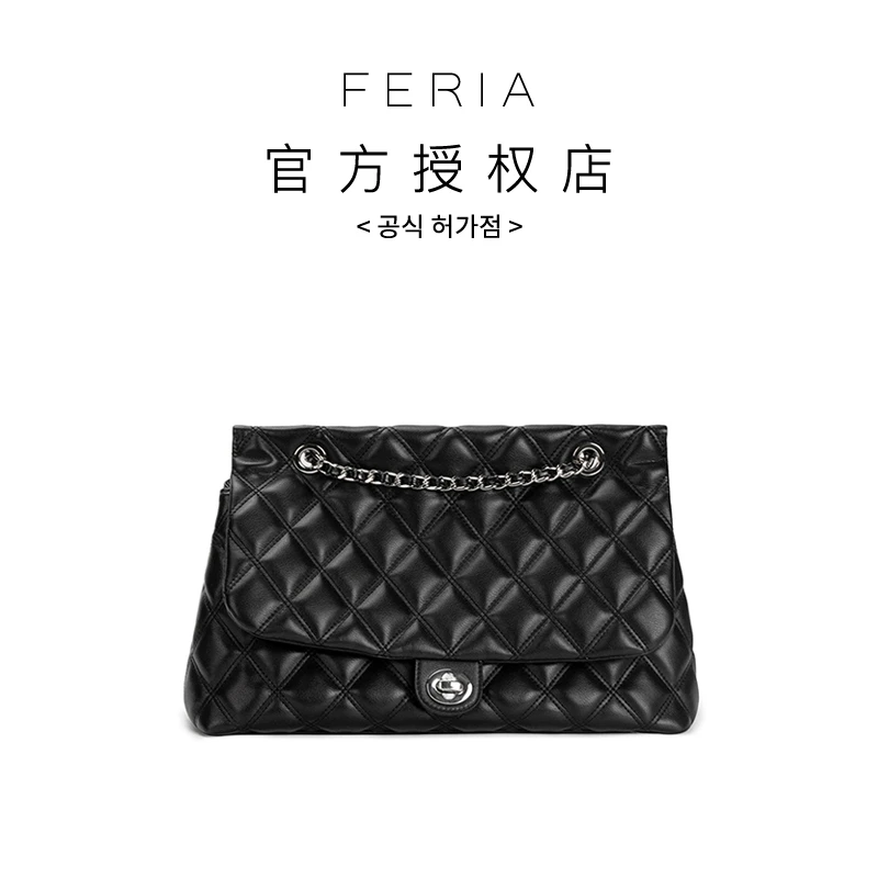 【菱格购物包】FE210B067韩国小众品牌大容量网红百搭小香风肩包ZL