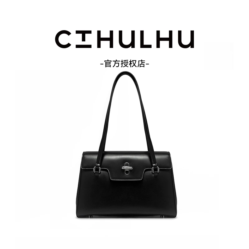 CTHULHU【枕头托特包】CT303B031韩国小众品牌轻奢真皮百搭通用包包