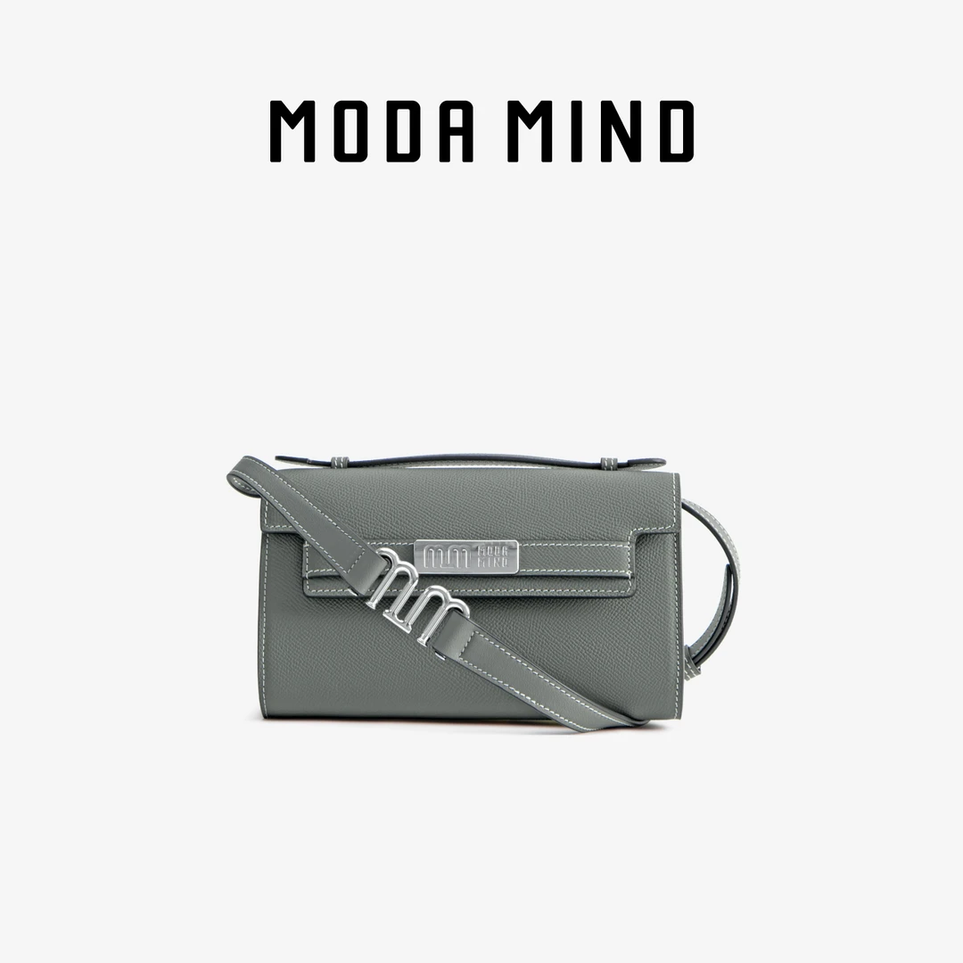 MODA MIND【刻金凯莉包】MM407B111小众简约精致包包NN