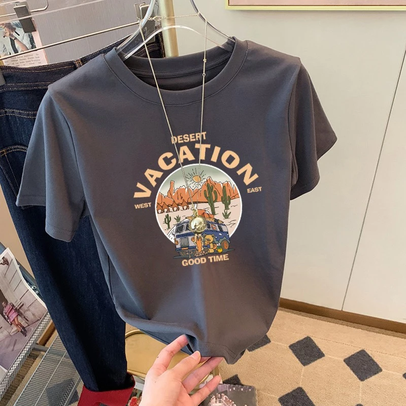 正肩短袖t恤女2023新款爆款时尚百搭洋气修身上衣内搭打底衫夏季