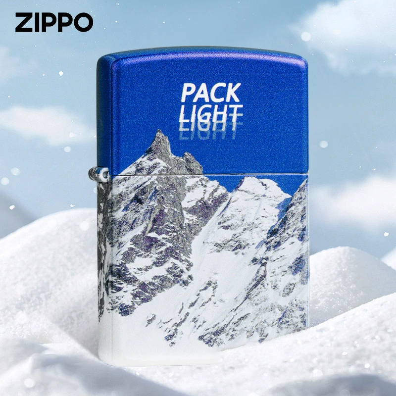 ZIPPO打火机太仓原版春季海岛 冬季雪山时尚个性磨砂质感男士礼物