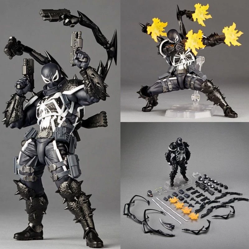 电影版山口式惊奇漫威毒液特工带特典共生体毒液可动手办模型礼物