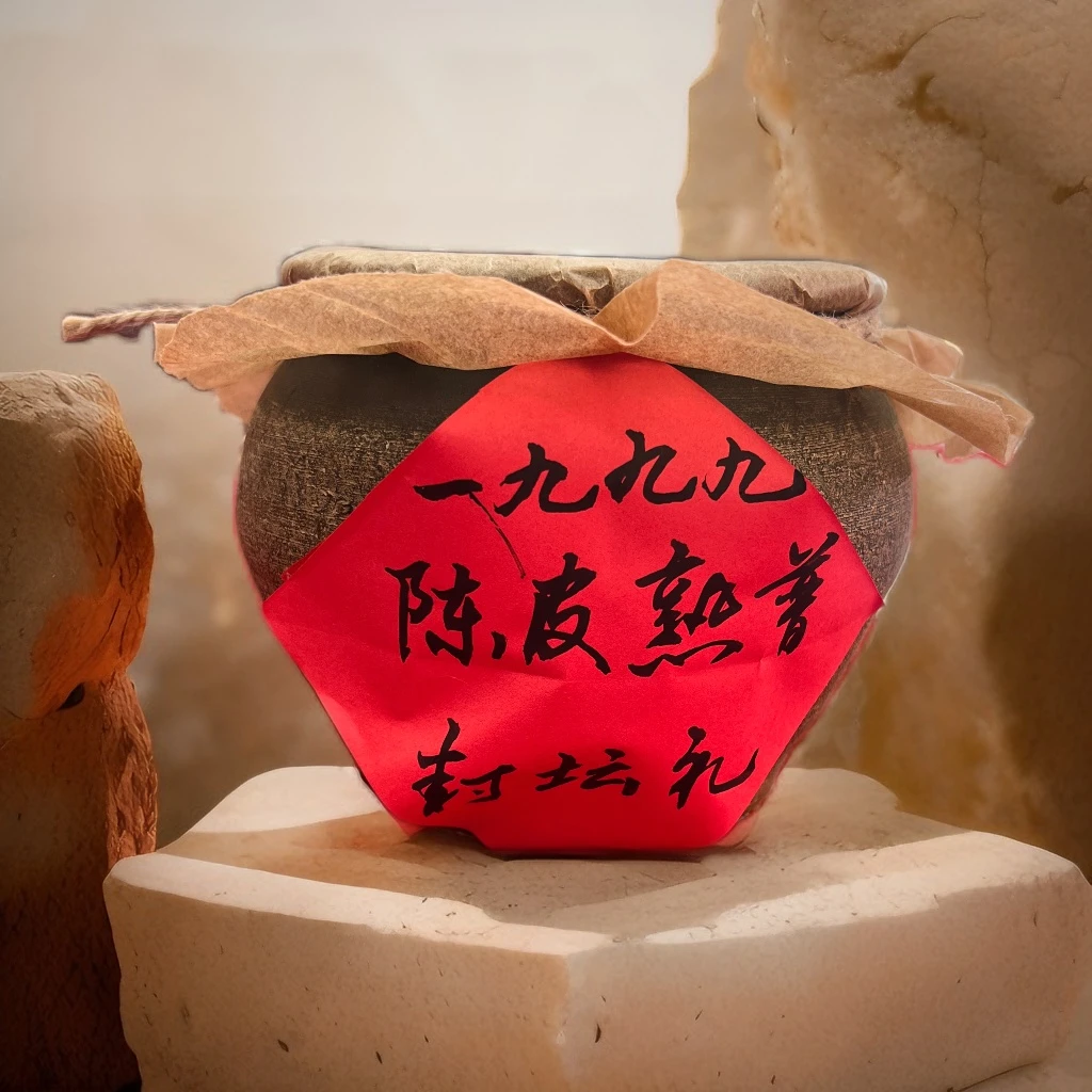 【熟茶】1999年陈皮熟普封坛礼250g