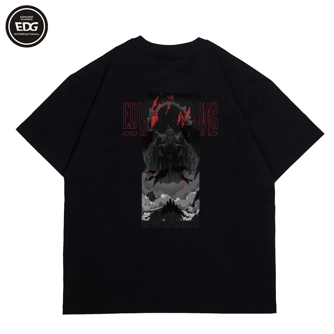 EDG【24新款】EDG无畏契约*大师赛限定*卡面短袖印花T恤ZmjjKK同款