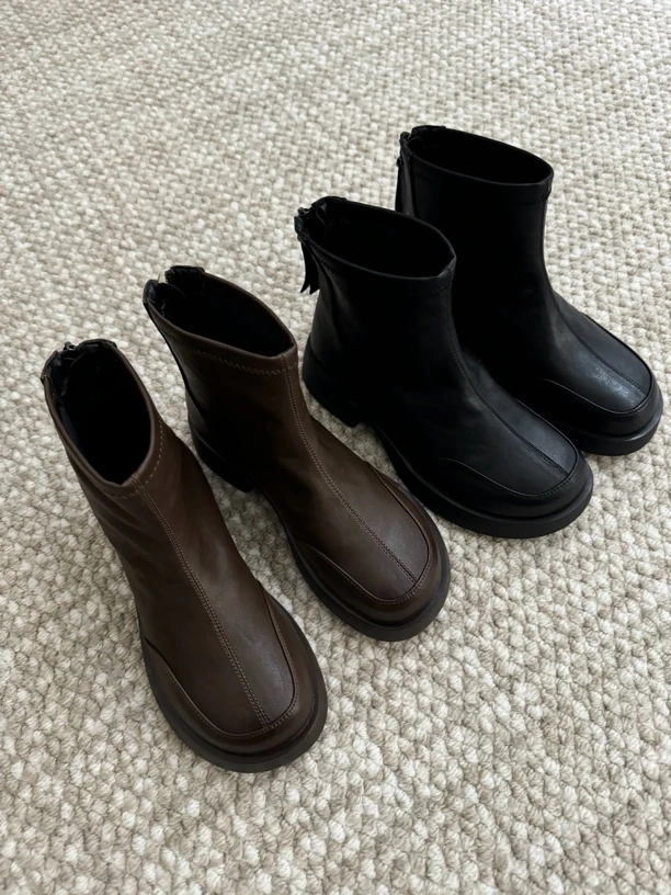 SUSU•秋冬皮靴～加绒