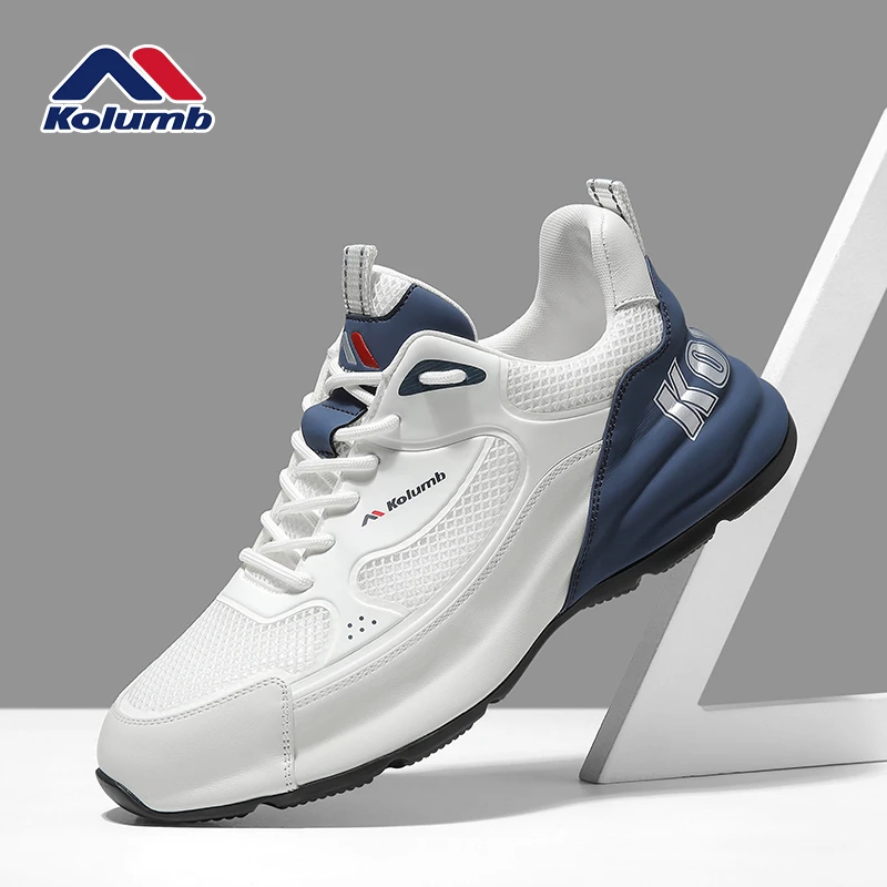 kolumb/哥仑步2025新款冬季网面透气时尚休闲男士高档运动鞋 3372