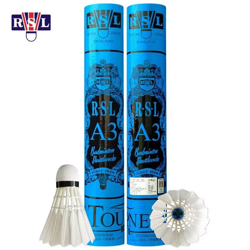 RSL/亚狮龙A3羽毛球亚七训练比赛用球飞行稳定耐打耐用77速12只装