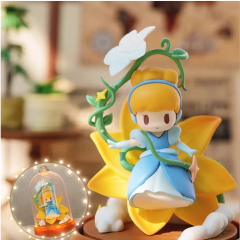 正版52toys迪士尼琉璃花影系列盲盒白雪公主手办节日礼物爱丽摆件