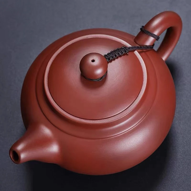 大红袍紫砂壶500ml大容量中式泡茶壶纯手工球孔过滤大号高档茶具