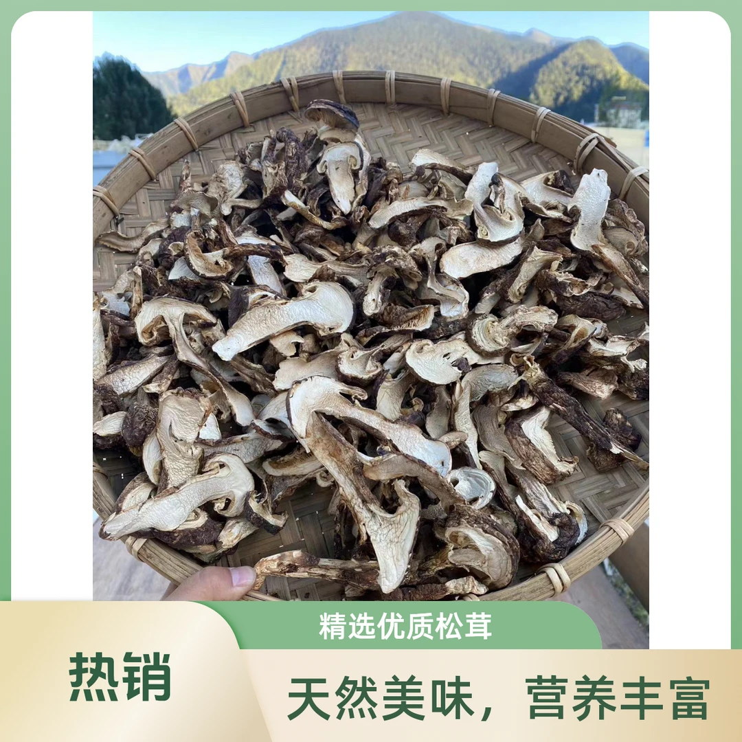 【西藏高海拔野生松茸干本地货】