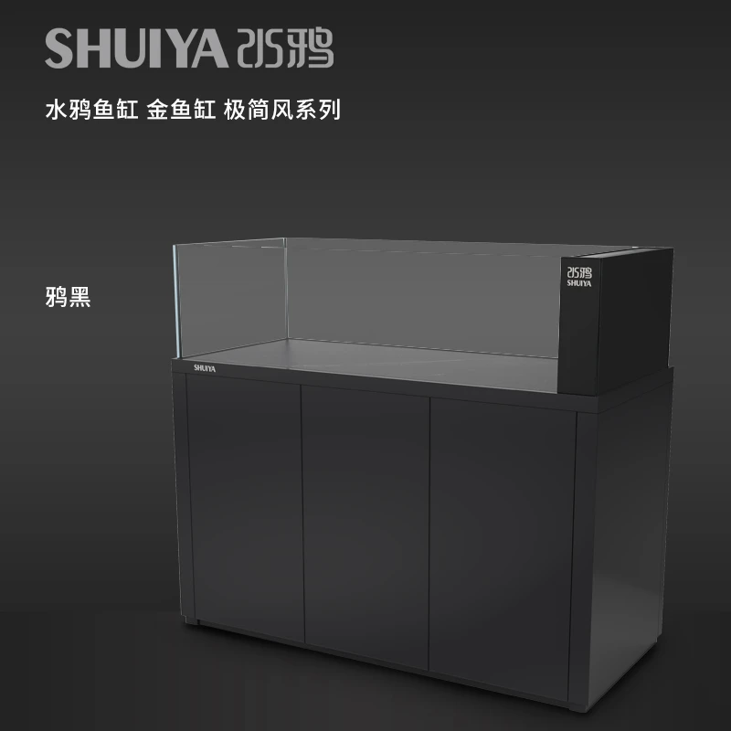 水鸦鱼缸金鱼缸客厅超白玻璃缸原生造景溪流缸兰寿缸泰狮生态鱼缸