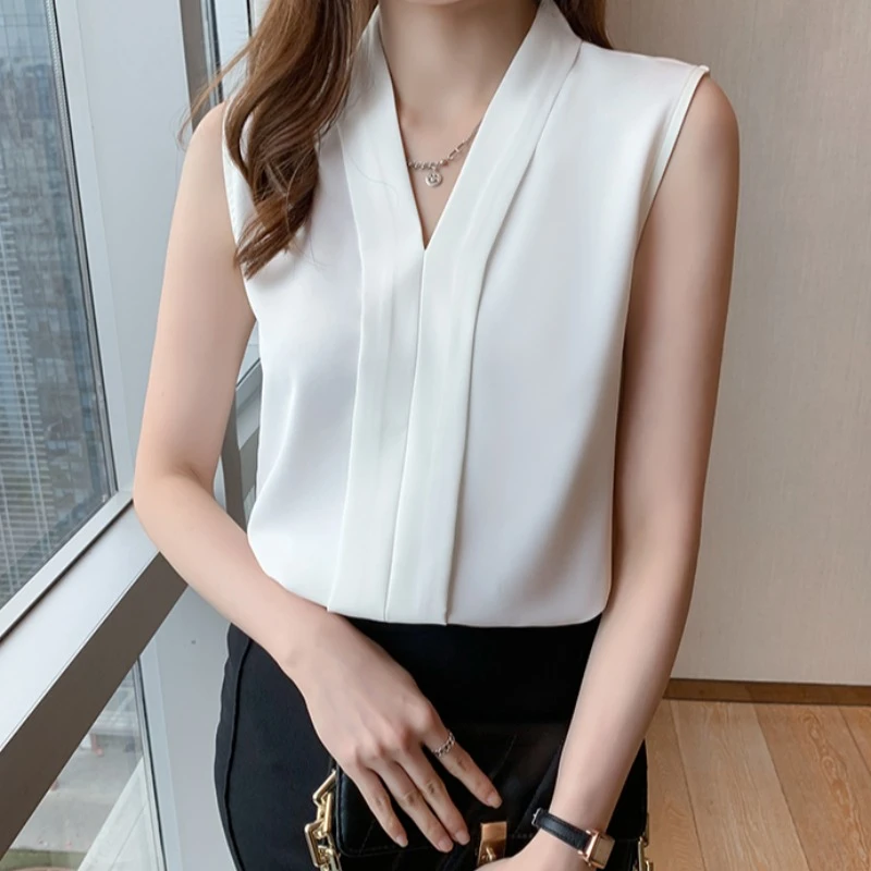 西装内搭女配西服的衬衫内衬打底背心正装艺考上镜衬衣