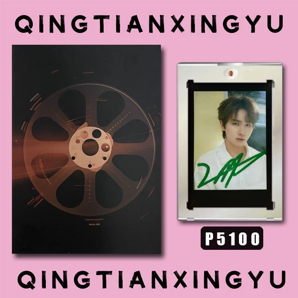 P5100【李宏毅】正品拍立得照片 黑边