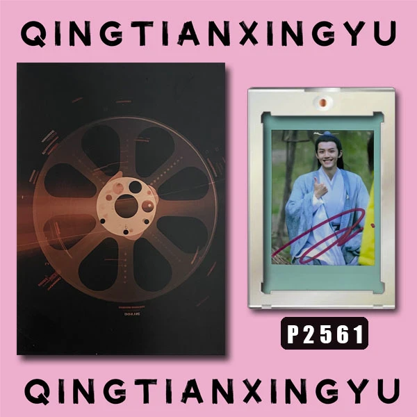 P2561【周峻纬】正品拍立得照片 蓝边
