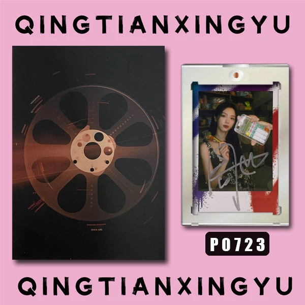 P0723【周也】正品拍立得照片 涂鸦