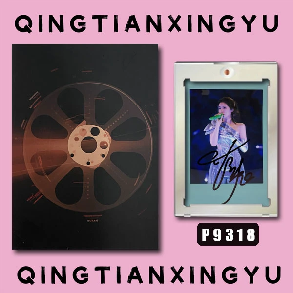 P9318【张碧晨】正品拍立得照片 蓝边