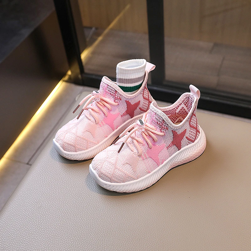 女童鞋子2024夏季新款儿童飞织网面运动鞋女孩轻便网鞋椰子鞋薄款