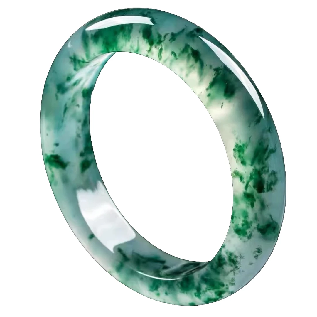 非金属锦纶手镯 独龙正品飘花手镯 高冰冰透 百搭