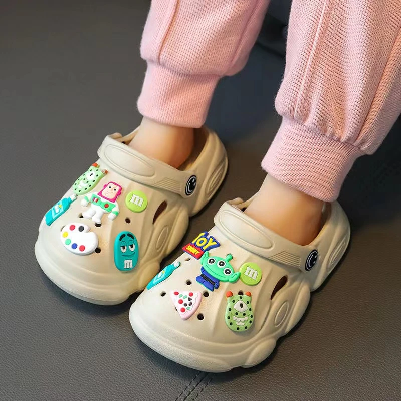 EVA一家三口防滑儿童洞洞拖鞋女童居家室内外宝宝男童凉拖鞋夏