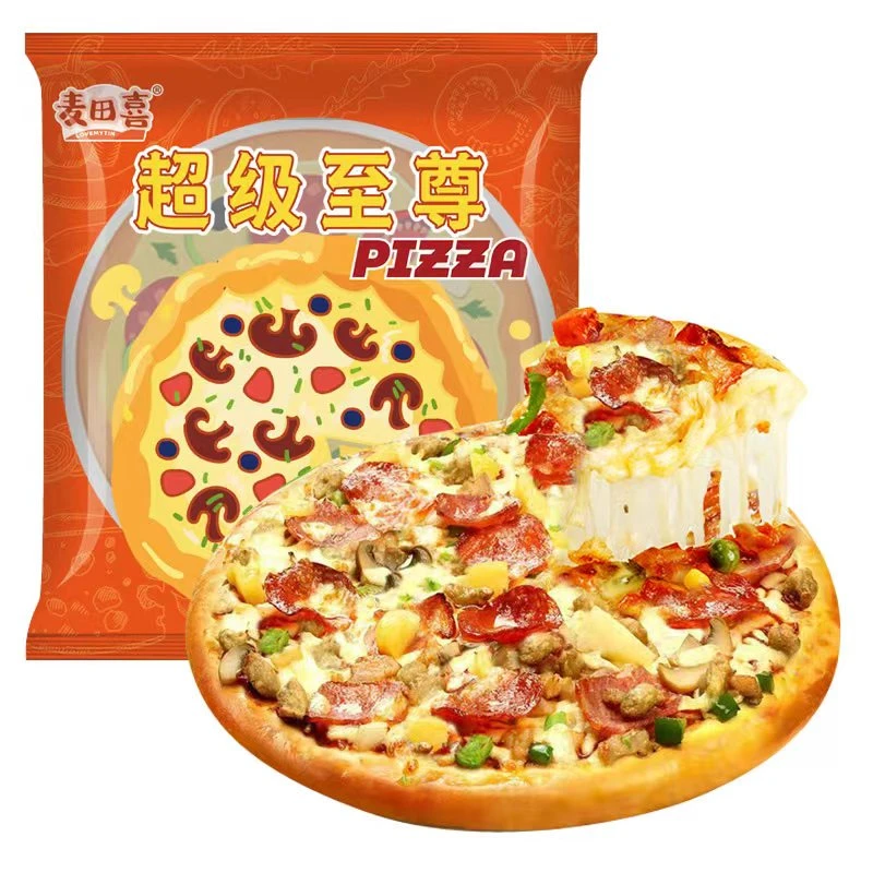 麦田喜超级至尊披萨230g7英寸家庭半成品烤箱微波炉加热早餐即食