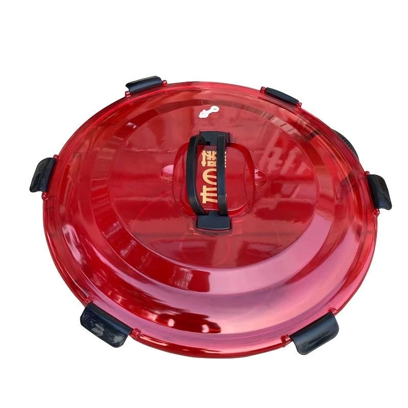 53厘米大号散炮盆饵料盆开饵盆带盖钓鱼拌饵盆散炮桶可放鱼护盆