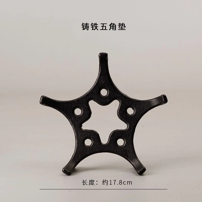 铁壶银壶铜壶专用款五星精品铸铁壶垫日本铸铁壶茶具配件壶垫壶托