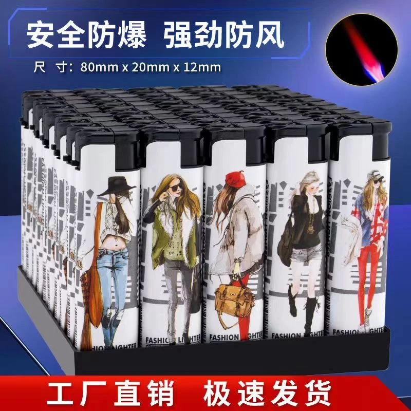 【首单直降】打火机 一次性打火机 防风打火机迷你家用便携精美图案