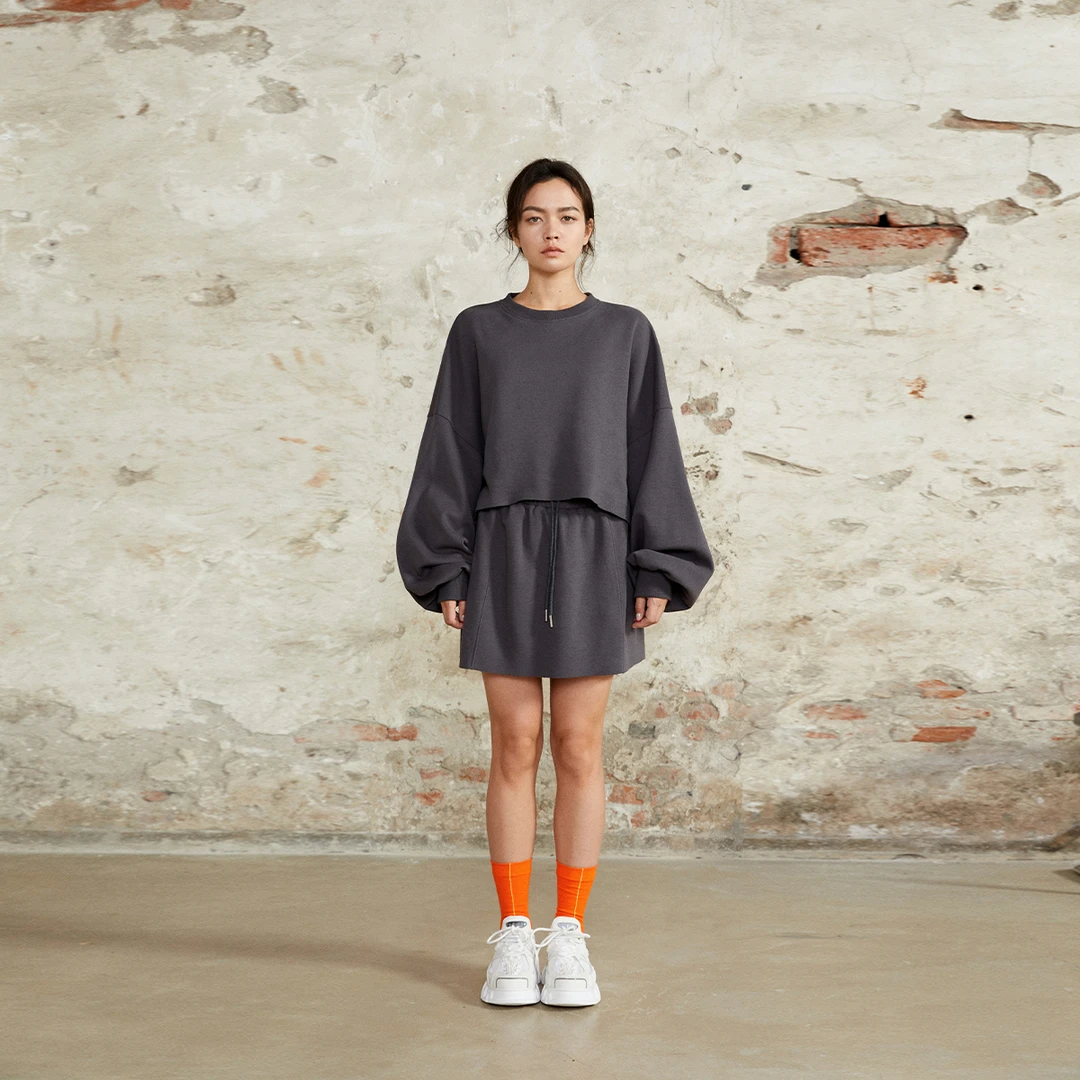 JGGU黑标长袖卫衣半裙套装运动两件套休闲套装JGTM202207018