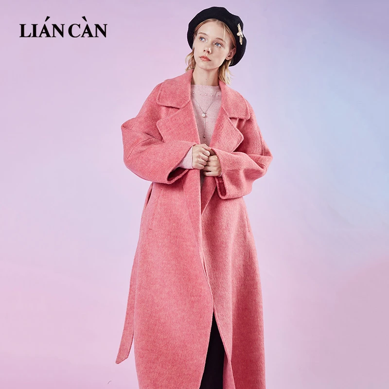 莲灿2024年商场同款新百搭秋冬绵羊毛波西米亚风大衣71EO363023