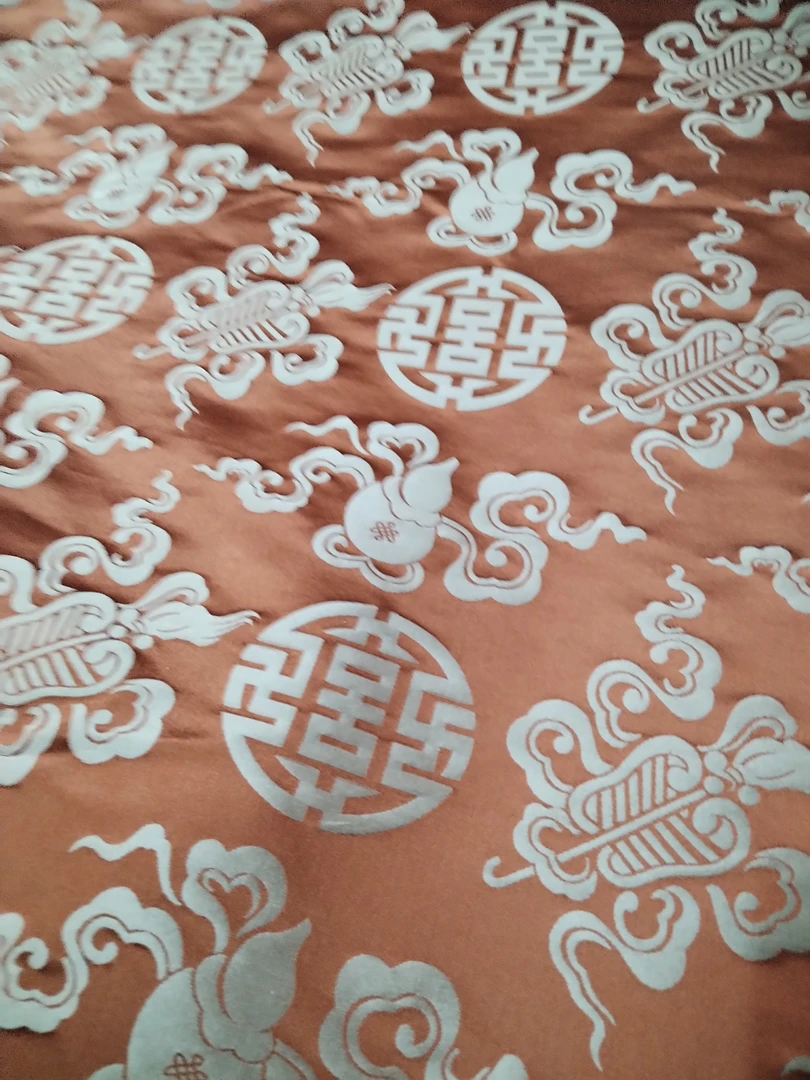 花锦缎幅宽78公分30姆米桑蚕丝0.1米