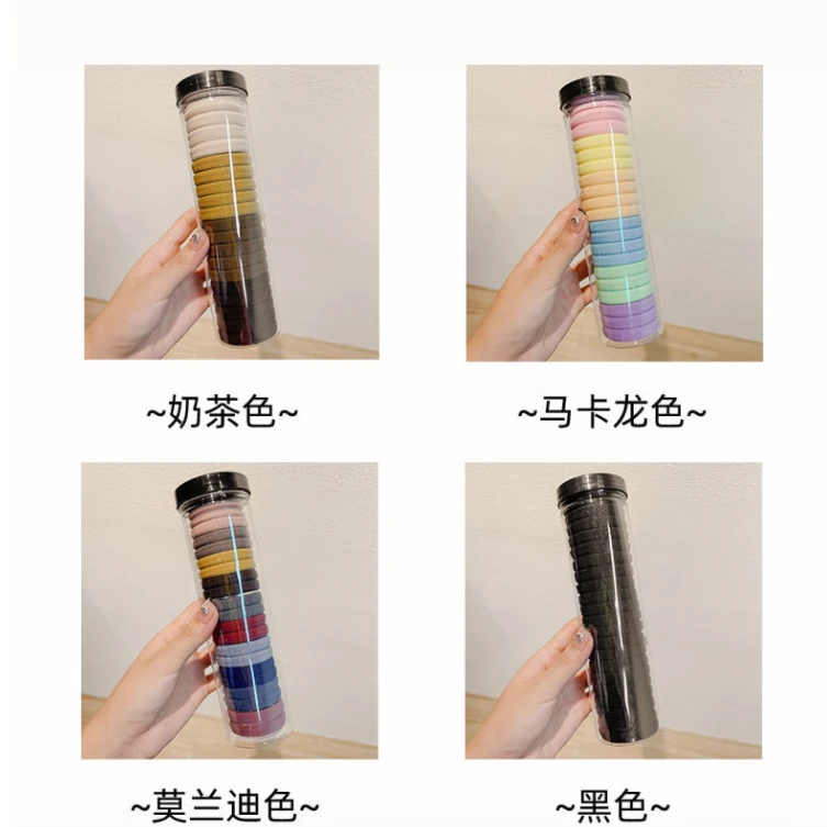 网红无接缝头绳头饰发饰发圈女韩版马尾扎头发不伤发弹力皮筋发绳