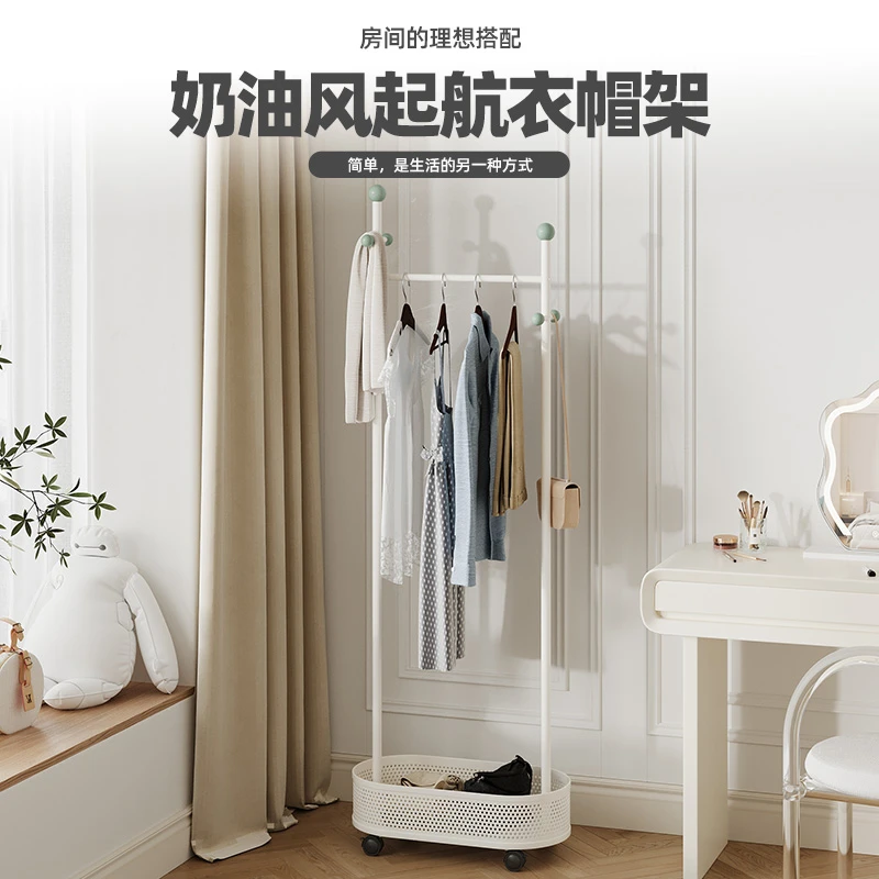 落地简易衣帽架卧室挂衣架房间晾衣架衣架子卧室衣架落地挂衣架