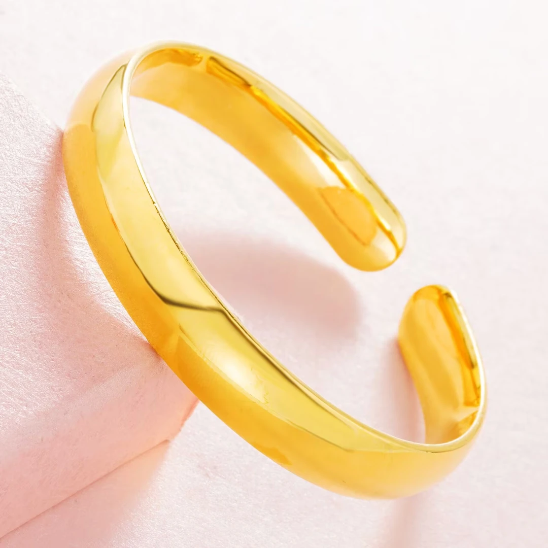 【抖音好物】轻奢气质时尚百搭宽光面活口手镯【收藏级