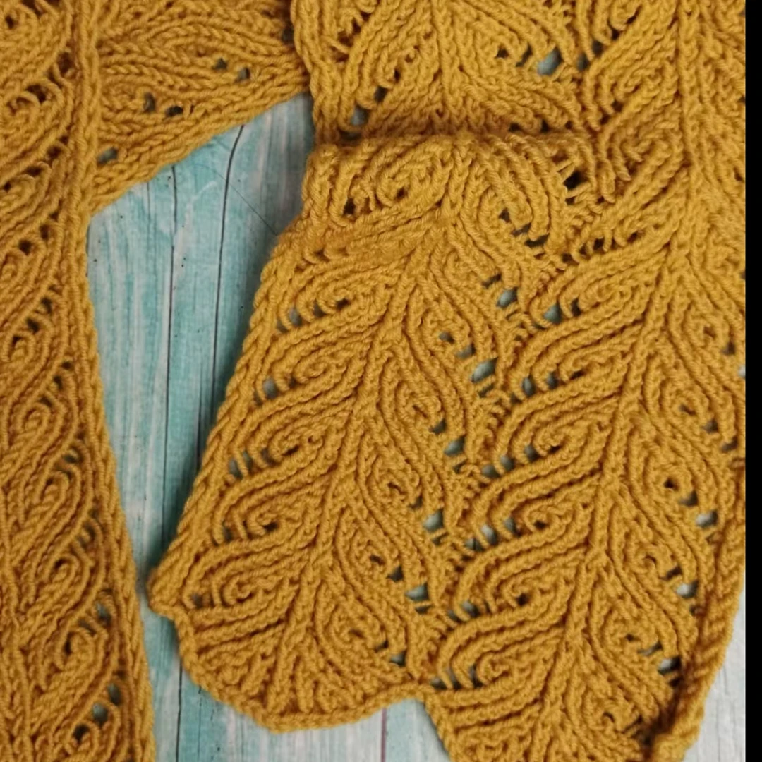 【视频课程】原生派钩编 小梅围巾视频教程 从起针开始学习