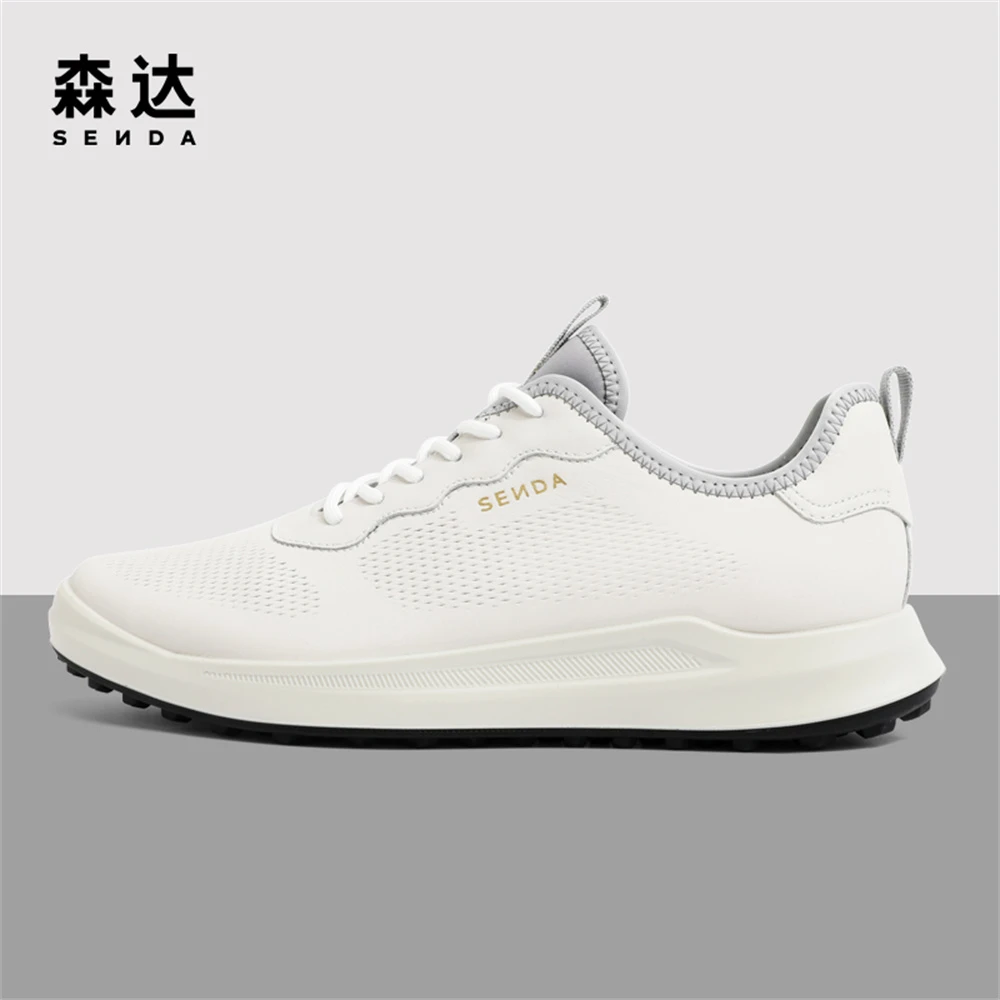 Senda/森达时尚运动鞋男春新商场同款舒适透气户外休闲鞋1GZ01AM3