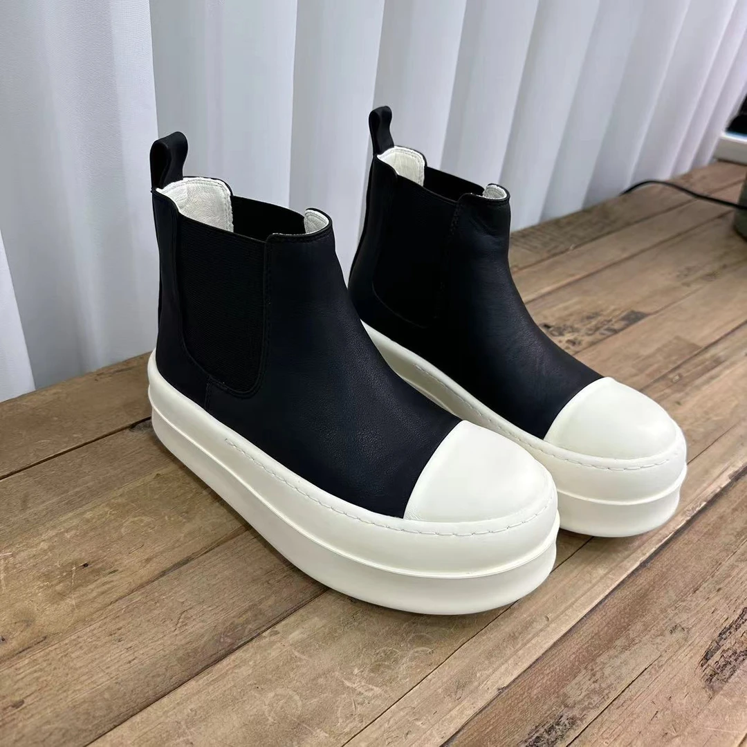 KAKA NUOYA卡卡诺亚  1914  百搭厚底休闲韩版高帮板鞋