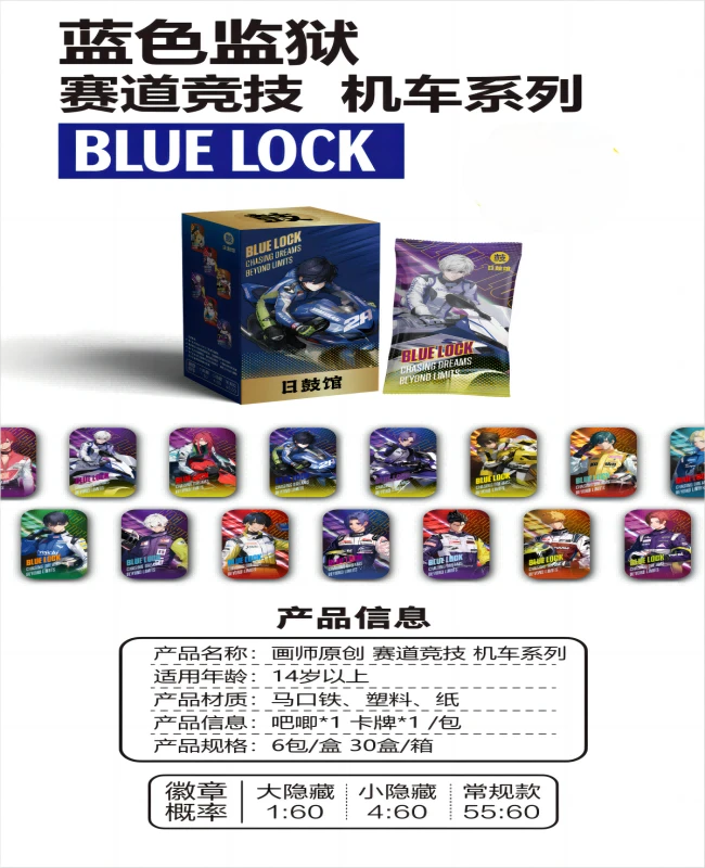 【拆盒】日鼓馆《蓝色监狱》二创产品 赛道竞技系列盲盒隐藏款【代拆】