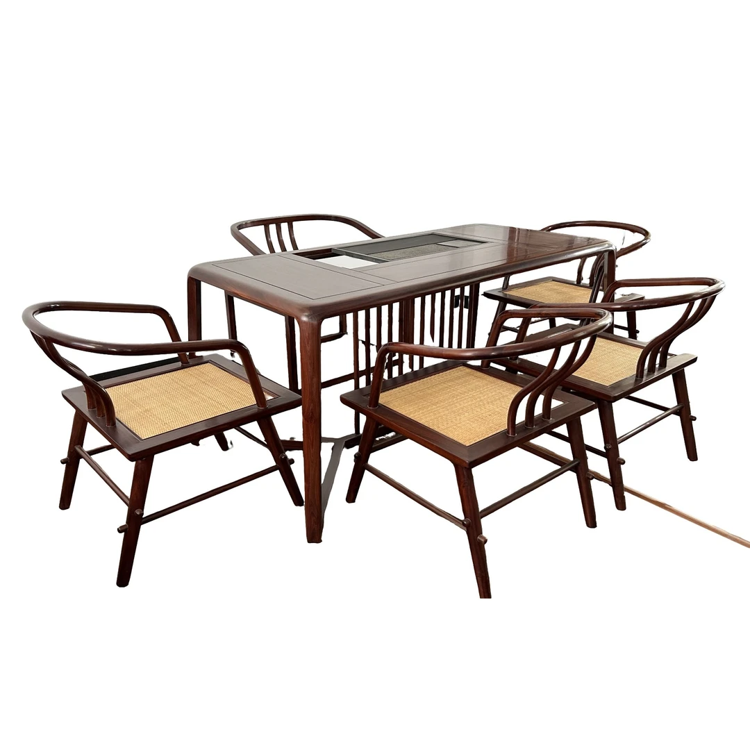 非洲酸枝茶台-定制款（6件套）