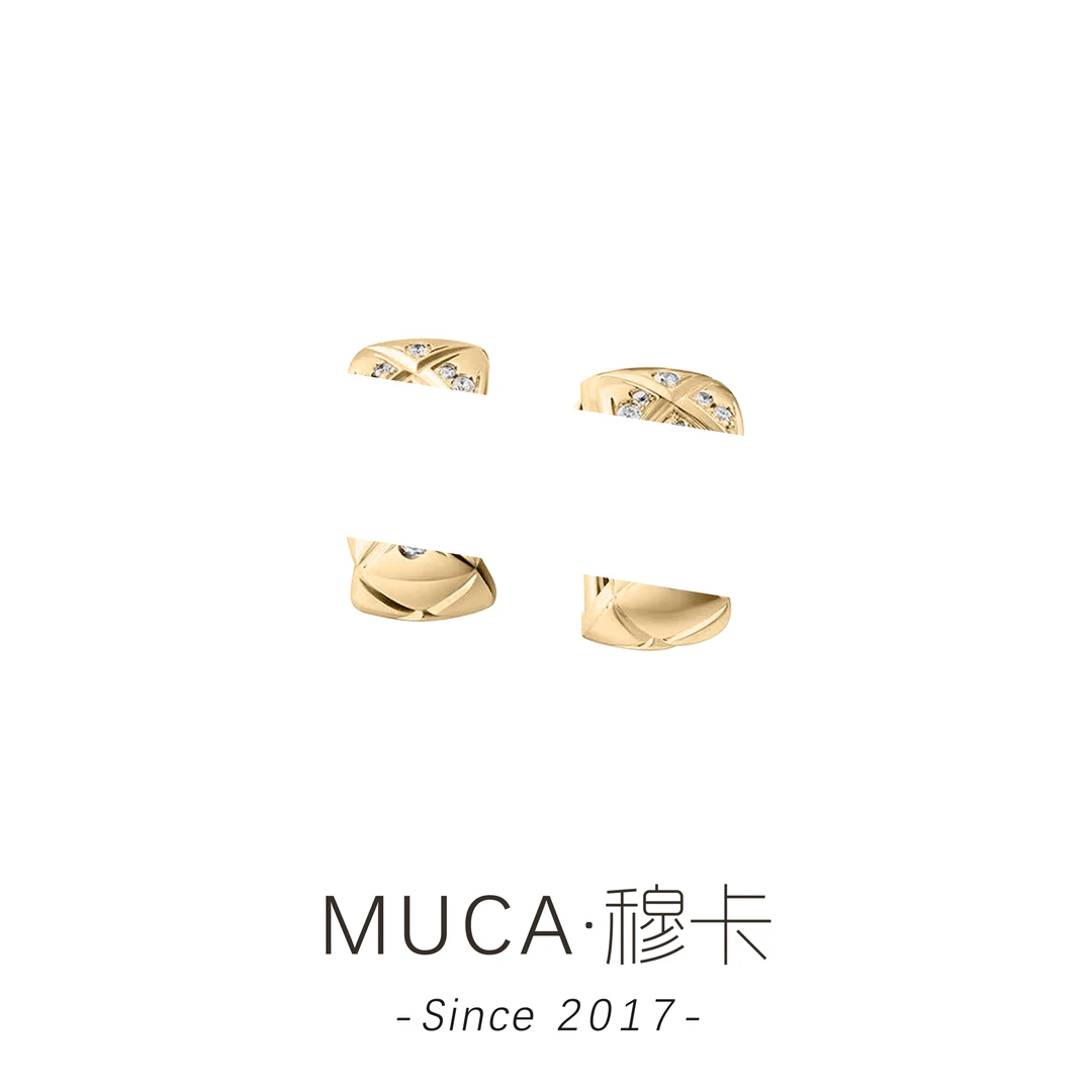 铜合金合成锆石耳饰 精致时尚气质百搭简约菱纹格耳钉X620